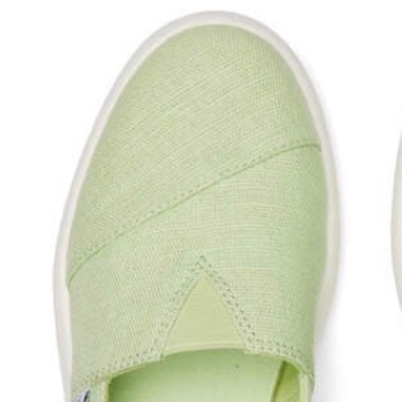NEW IN BOX Toms Alpargata Mallow Pistachio Green Heritage Canvas Slip On Shoes - Picture 7 of 7